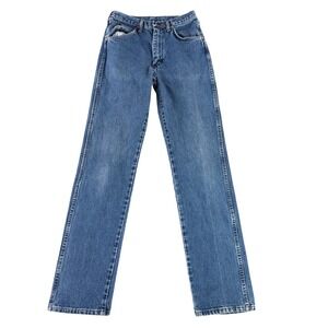 Wrangler Jeans Mens 28x36 Blue 31MWZGK Cowboy Cut Slim Straight Made in USA